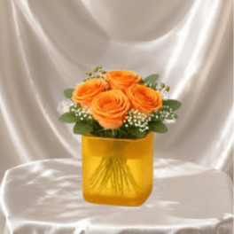 Designer’s Choice Square Rose Vase