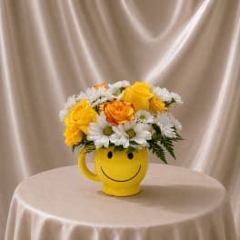 Smiley Blooms Mug