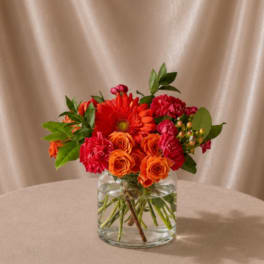 Sunset Rose Vase
