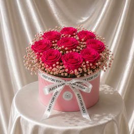 Preserved Roses in a Box