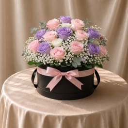 Pastel Rose Hatbox