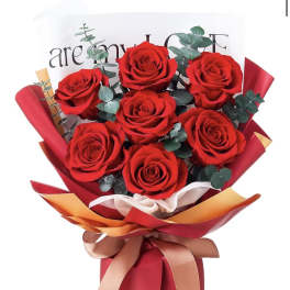 Luxury preserved roses bouquet