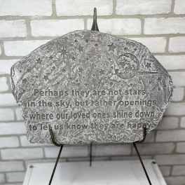 Perhaps They Are Not Stars Garden Stone