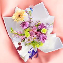 Purple love bouquet