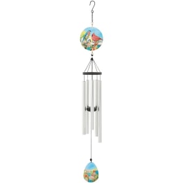 "Songbirds" - 37" Glass Art Chime