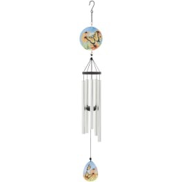 "Swallowtail Butterfly" - 37" Glass Art Chime
