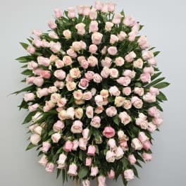 Passionate Pink Rose Spray