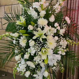 Sincerest Condolences Standing Spray