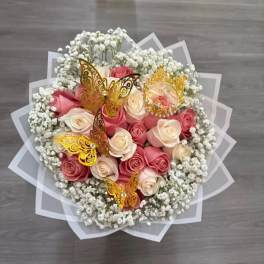 WHITE PINK SURPRISE