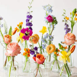 Single Floral bud vases