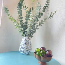 The perfect vase of eucalyptus