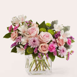 Pink Suede Bouquet