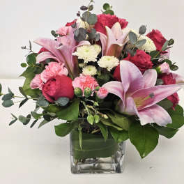 Beautiful pink arrangement