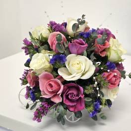 Beautiful arrangement in the bike