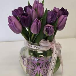 Tulips in the vase