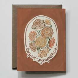 Deepest Sympathies | Sorry & Sympathy Funeral Greeting Card