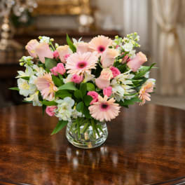 gerberas con amor