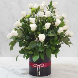 Midnight Ivory Bloom Box