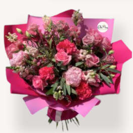 Pink Crush Wrapped Bouquet