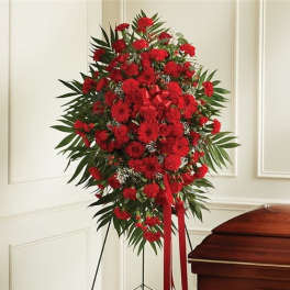 Red Standing Spray