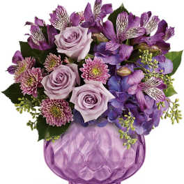 Teleflora's Lush and Lavender with Roses