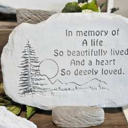 Sympathy Stone- In Memory of a Life