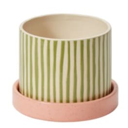 Melancia Pot with Saucer
