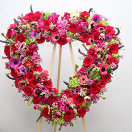 Bright Pinks Heart