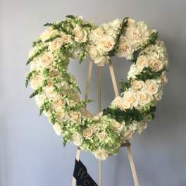 Striped with Green Heart