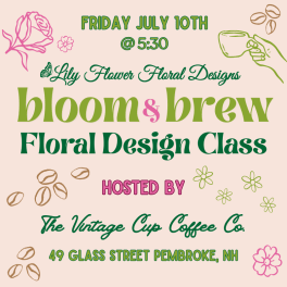 Bloom & Brew Floral Design Class