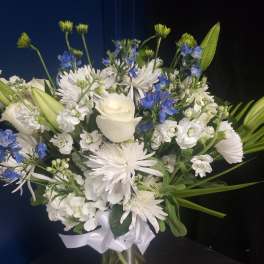 LOVE WHITE AND BLUE