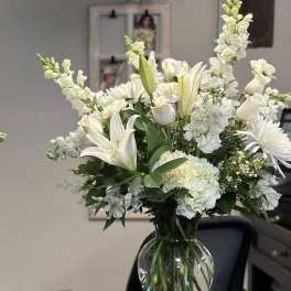 Peaceful elegance in all white