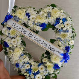 Ramo funebre corazon