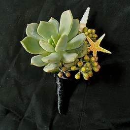 Succulent Boutonniere