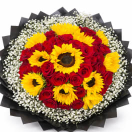 Sunset Romance Bouquet