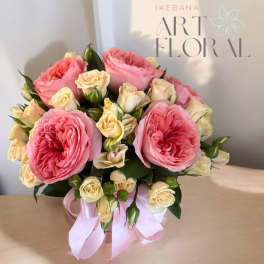 Vintage Blush Floral Box
