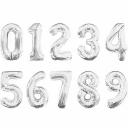 Silver ballons