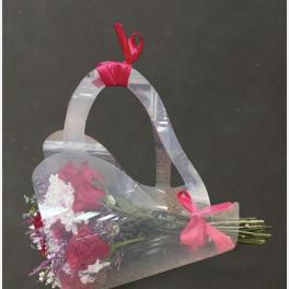 Hot pink love bag