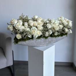 Modern Concrete Blossom Affair