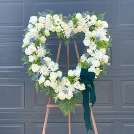 White Forever Heart