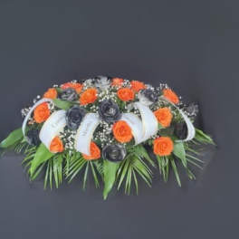 Who Dey Casket Spray