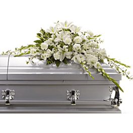 Bountiful Memories Half Casket Cover