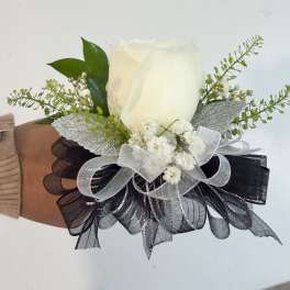 White Rose Corsage