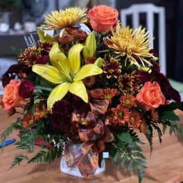 Shimmering Harvest Bouquet