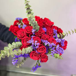 Two Dozen Red Rose Bouquet