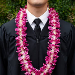 Magenta Double Lei