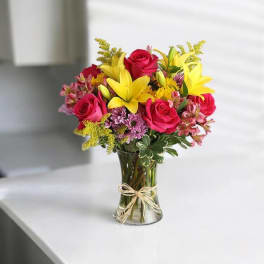 Sunshine & Roses Bouquet