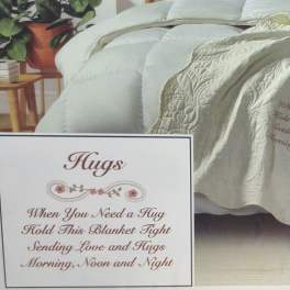 When You Need a Hug Quilted Throw
