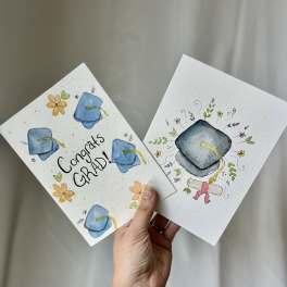 Graduation Handpainted Card