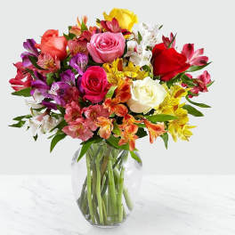 Smiles & Sunshine with Glass Ginger Vase